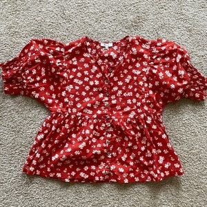 Madewell floral top
